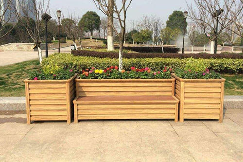 城市鋁合金座椅花箱